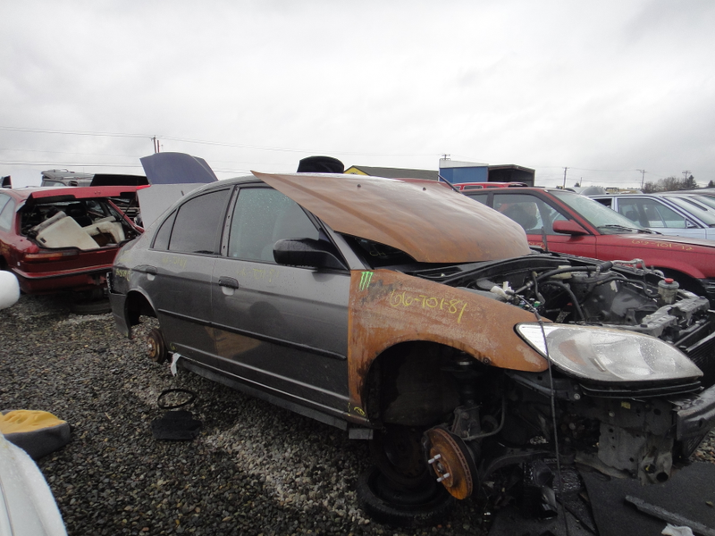 Of course its a Civic that has the intentionally rusted body parts.